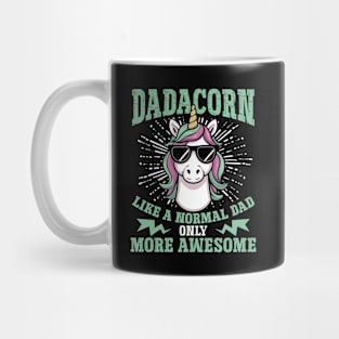 Dadacorn Unicorn Dad Father's Day Mug